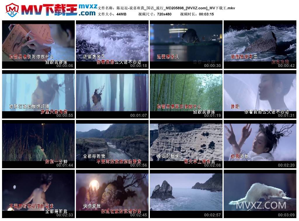 陈逗逗-说喜欢我_国语_流行_MD205898